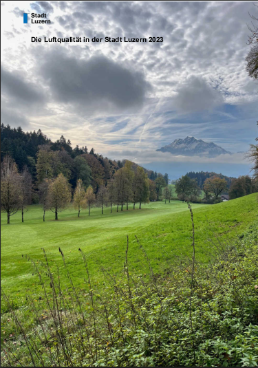 Titelbild Luftqualität in der Stadt Luzern 2023